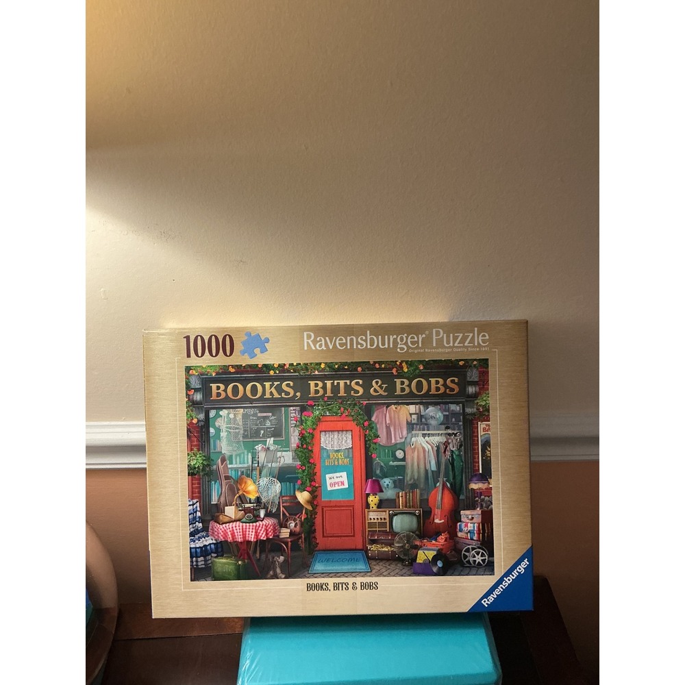 Ravensburger Books Bits & Bobs 1000 Piece Jigsaw Puzzle Vintage Shop 169284‎